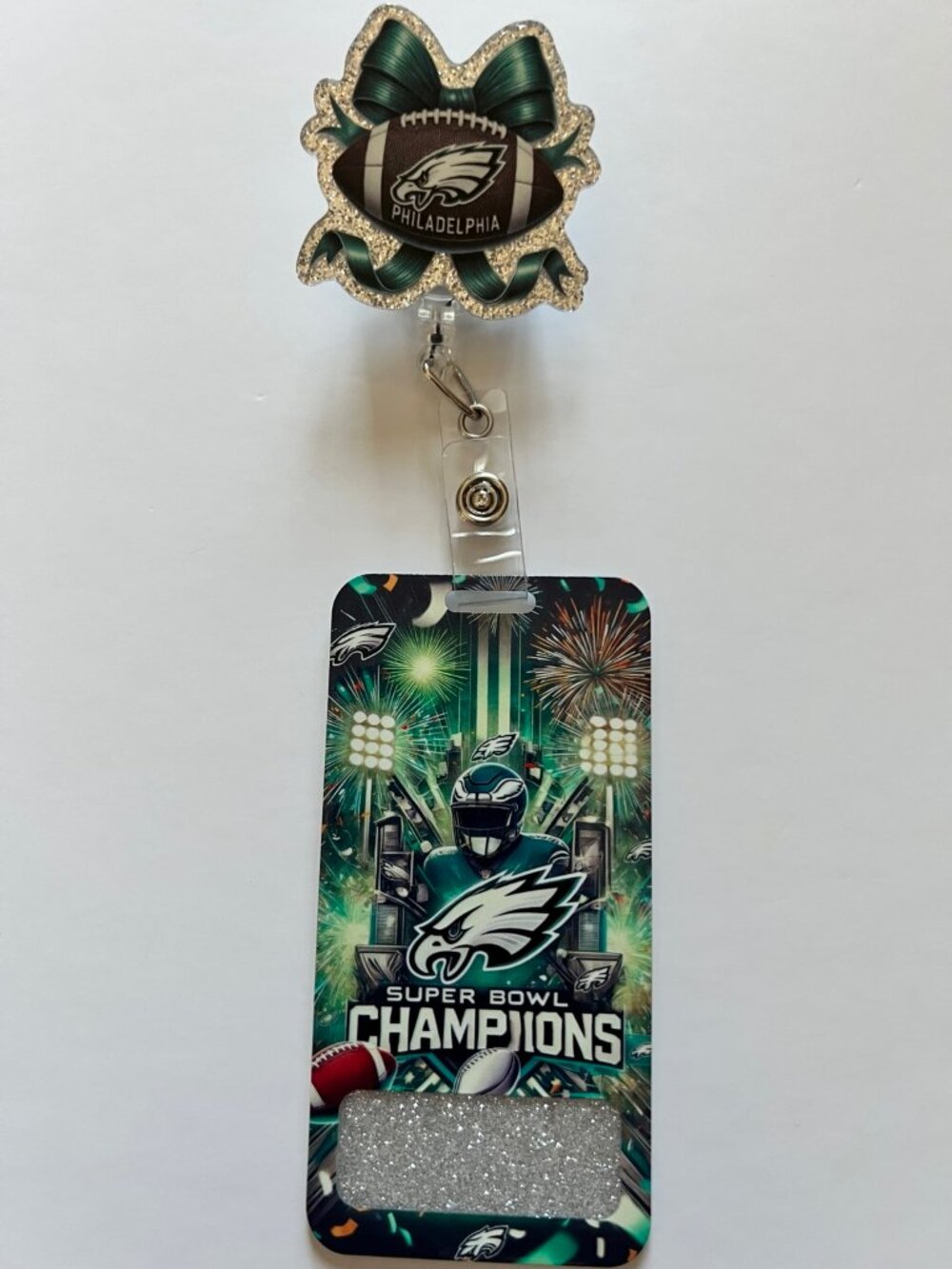 Philadelphia Eagles Champions Retractable Badge Reel & Badge Buddy Set